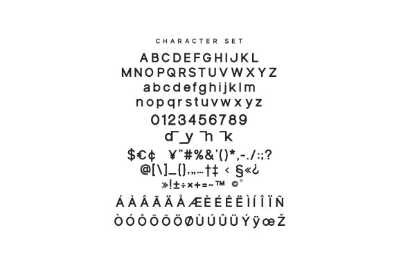 Silenon Sans Serif Font Display