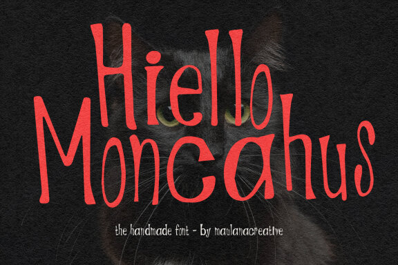 Hiello Moncahus Handmade FREE Font