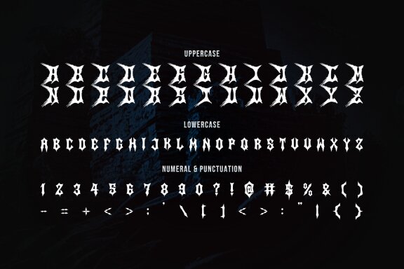 Searing Maw | Death Metal Font