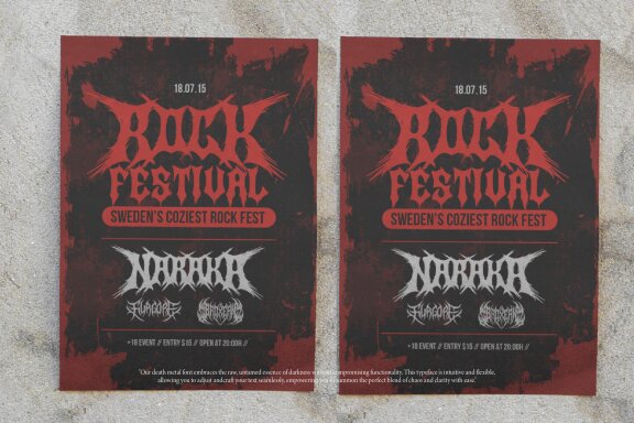 Searing Maw | Death Metal Font