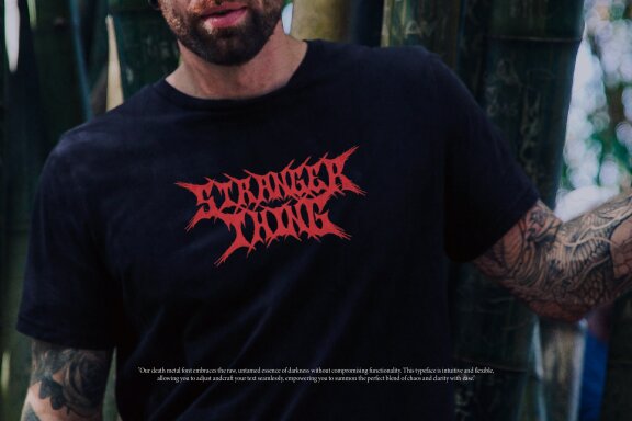 Searing Maw | Death Metal Font