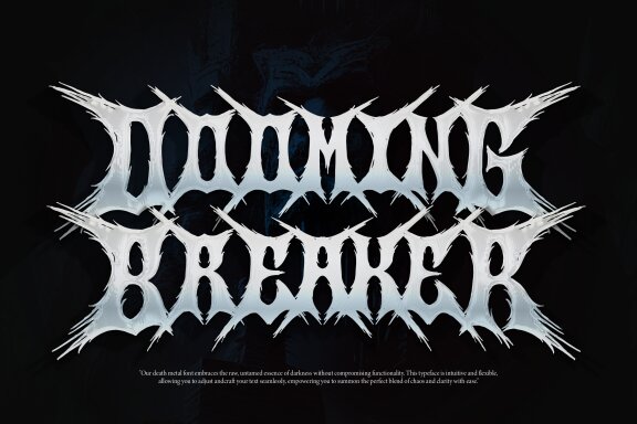 Searing Maw | Death Metal Font