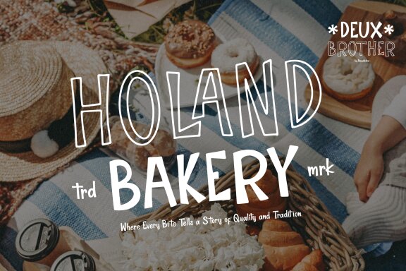 Deux Brother | Fun Display Font