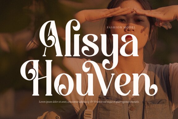 Aslin Alodian | Modern Display Serif