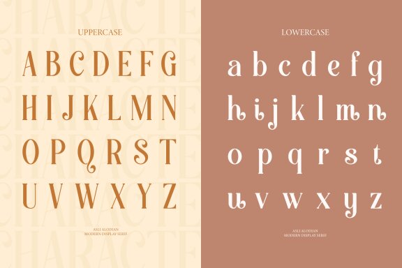 Aslin Alodian | Modern Display Serif