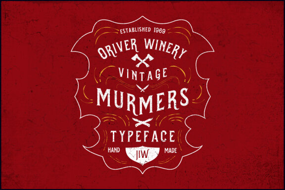 Murmers Display Typeface