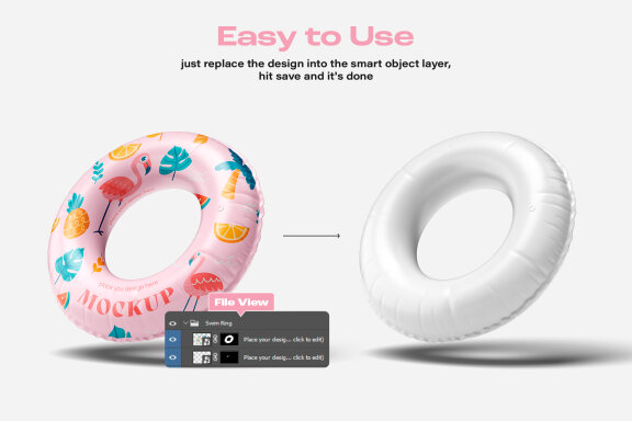 Swim Ring Mockup Set