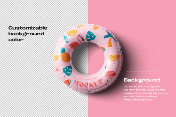 Swim Ring Mockup Set