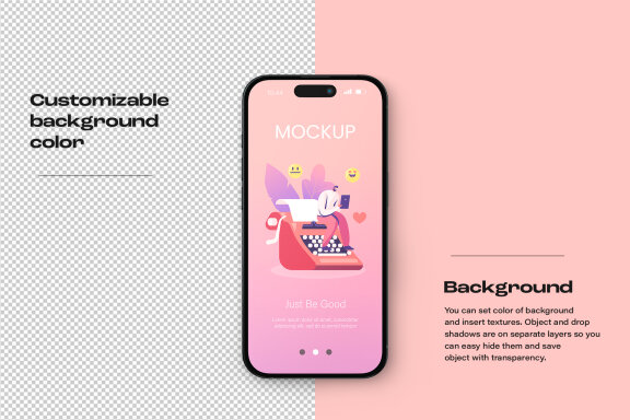 Phone Screen Mockup Set