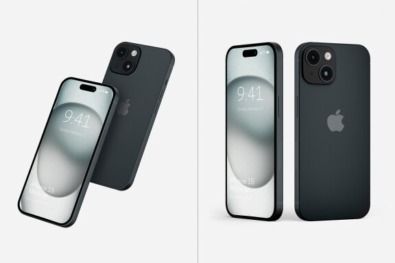 iPhone 15 Mockup Set