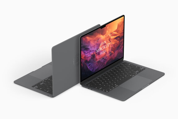 Macbook Air M2 Mockup Set