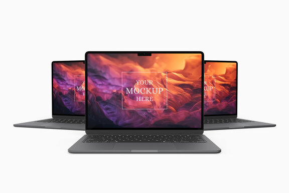 Macbook Air M2 Mockup Set