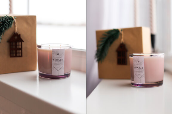 Candle Jar Mockup Set