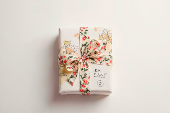 Gift Box Mockup Set