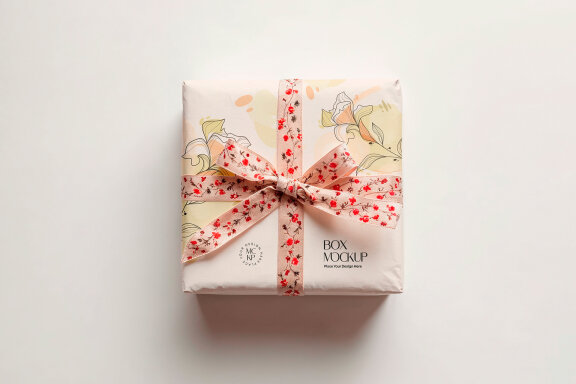 Gift Box Mockup Set