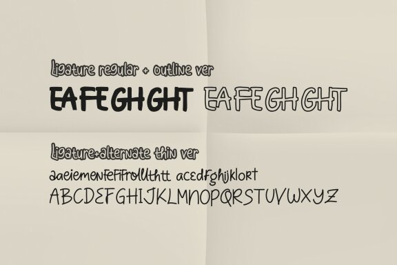 Peak Comedy | Hand Drawn Font