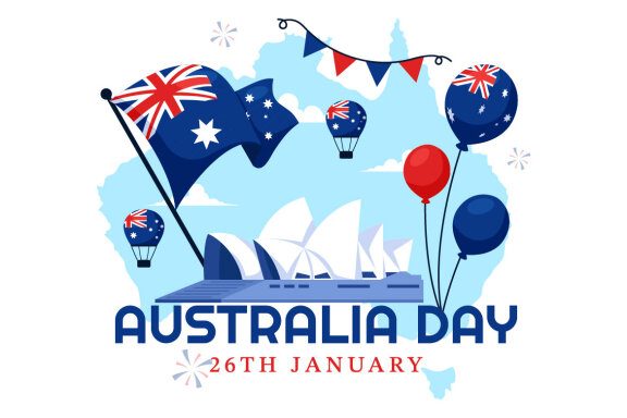 15 Happy Australia Day Illustration