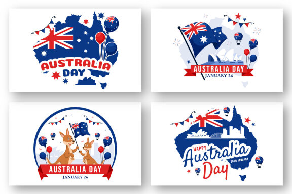 15 Happy Australia Day Illustration