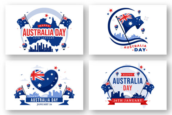 15 Happy Australia Day Illustration