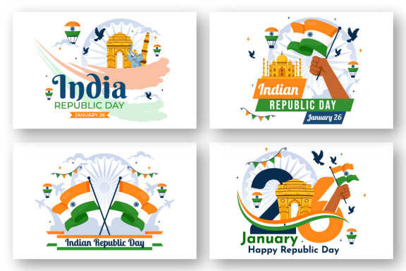 13 India Republic Day Illustration