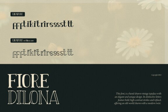 Fiore Dilona | Hand Drawn Vintage