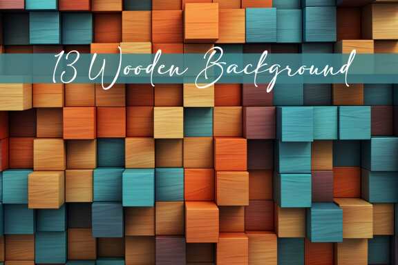 Colorful Wood Background