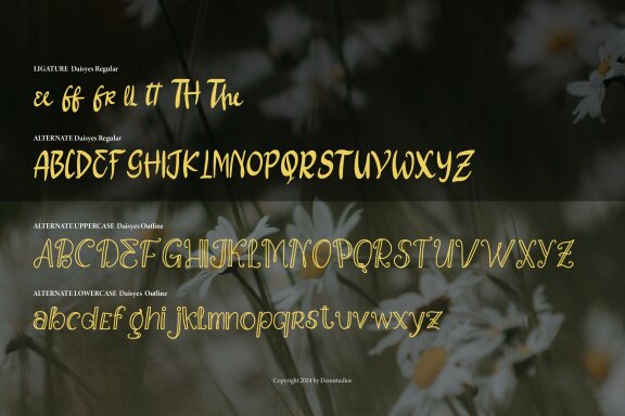 Daisyes | Hand Drawn Dual Font