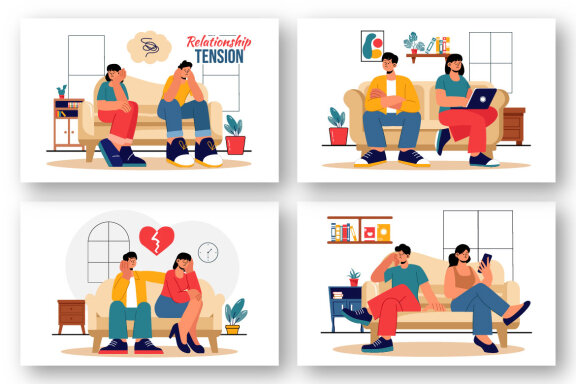 9 Relationship Tension Illustration