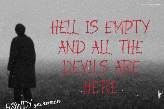 Howdy Sacramen | Horror Handwritten Font Duo