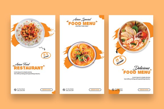Asian Food - Instagram Story Template