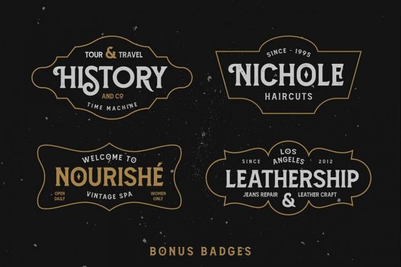 Amnestia Typeface with Extra