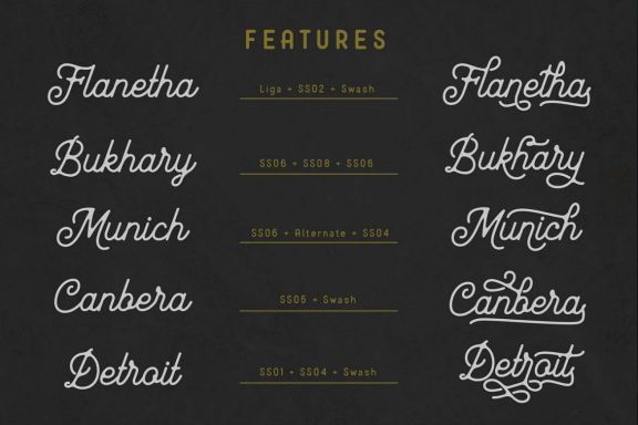 Mayhena Monoline Font