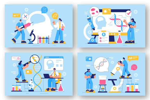 9 Biomarkers Research Illustration