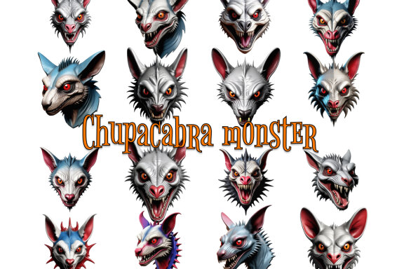 Chupacabra Monster Clipart