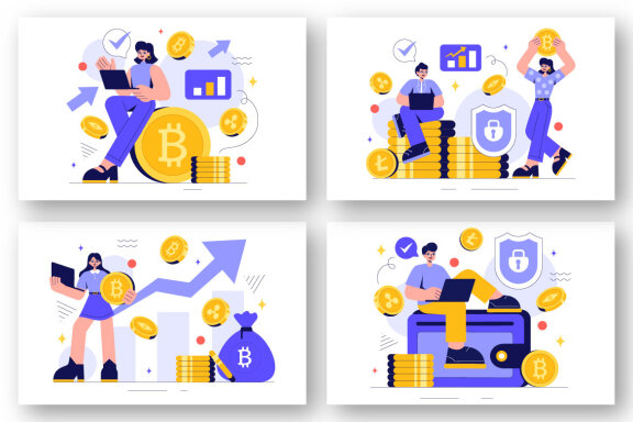 13 Cryptocurrency Wallet Illustration