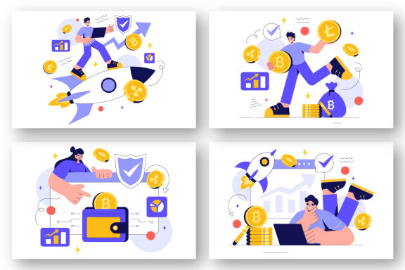 13 Cryptocurrency Wallet Illustration