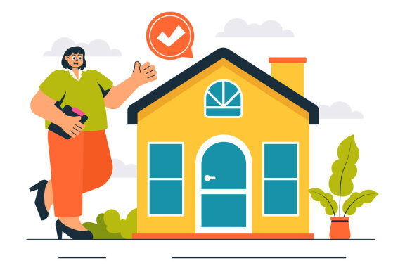10 New Home Open House Illustration