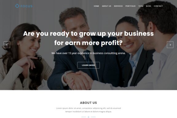 Focus Digital Agency HTML5 Template