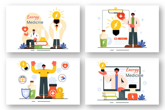 9 Energy Medicine Illustration