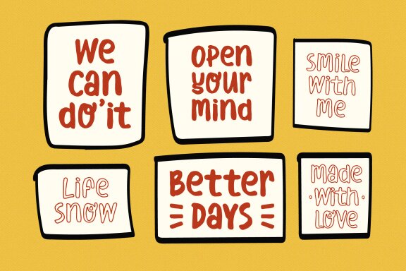 Memori Citrus | Hand Drawn Font