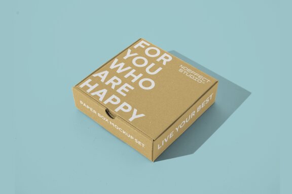 Paper Box Mockup Set (NE18)