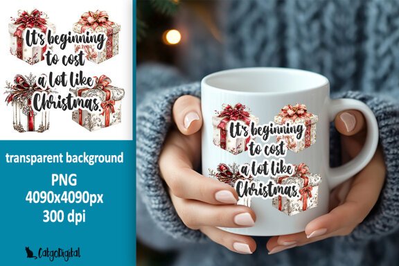 Funny Christmas Quote PNG Sublimation