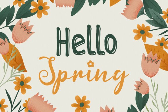 Filoria Amelia | Cute Hand Drawn Duo Font