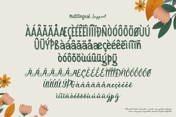 Filoria Amelia | Cute Hand Drawn Duo Font