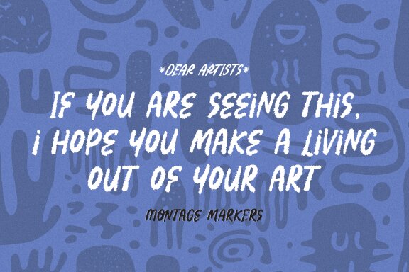 Montage Markers | Brush Bold Quirky