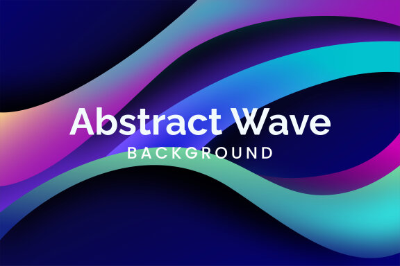 Colorful Gradient Wave - Free Backgrounds