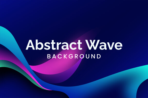 Colorful Gradient Wave - Free Backgrounds