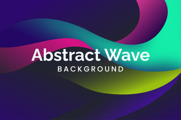 Colorful Gradient Wave - Free Backgrounds