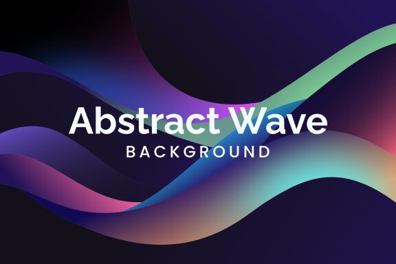 Colorful Gradient Background Wave