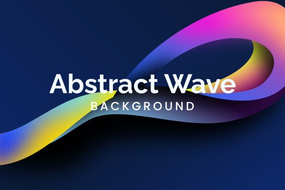 Colorful Gradient Background Wave